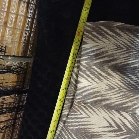 Women's Ces Femme Boho High-waist Chevron Print Bell Bottom Flared Pants - Picture 9 of 15